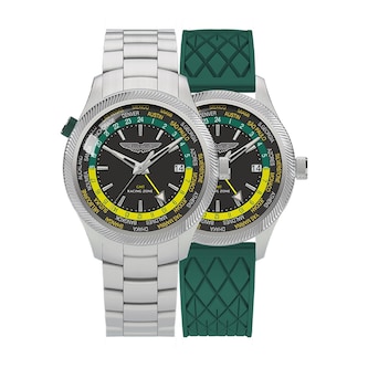 Aston Martin AML Icon Quartz 41mm Mens Watch Black Dial
