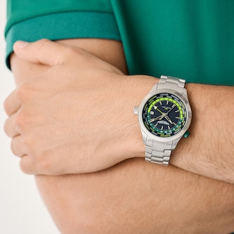 Aston Martin AML Icon Quartz 41mm Mens Watch Black Dial