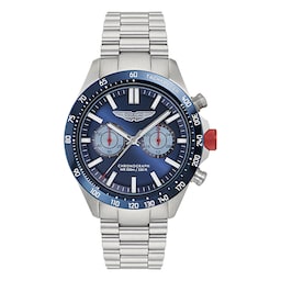 18850009 - AML Icon Quartz 44mm Mens Watch Blue Dial
