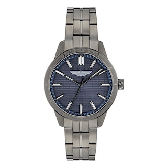Aston Martin AML Icon Quartz 39mm Mens Watch Blue Dial