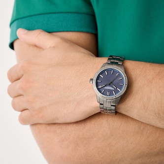 Aston Martin AML Icon Quartz 39mm Mens Watch Blue Dial