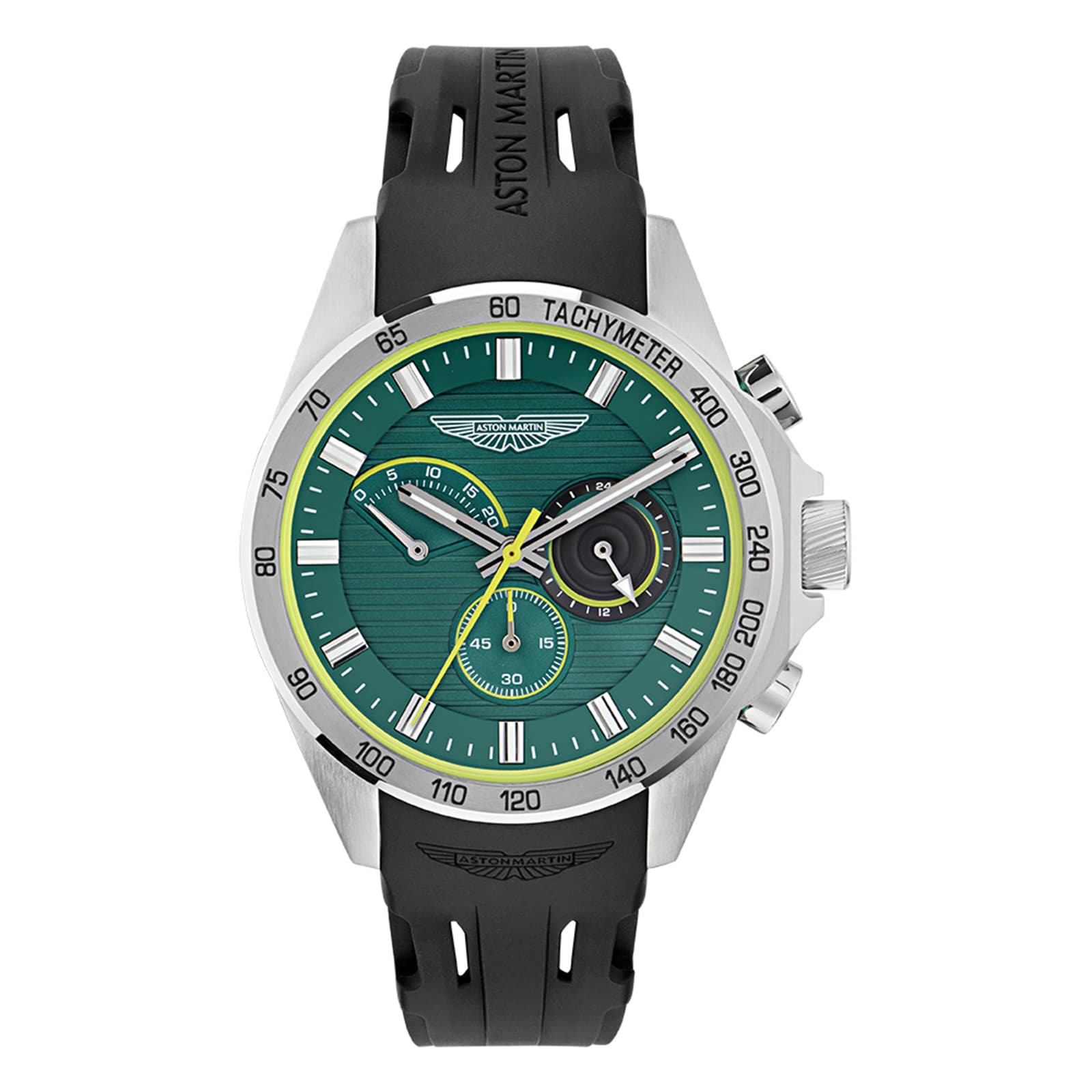 Aston Martin Quartz 44mm Mens Watch Green Dial