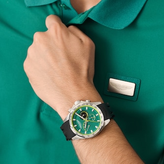 Aston Martin AML Icon Quartz 44mm Mens Watch Green Dial