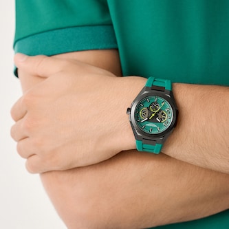 Aston Martin AML Thrill Quartz 42mm Mens Watch Green Dial