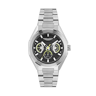 Aston Martin AML Thrill Quartz 42mm Mens Watch Black Dial