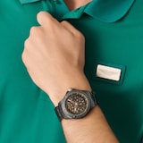 Aston Martin Automatic 41mm Mens Watch Black Dial