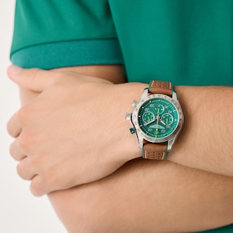 Aston Martin AML Thrill Quartz 42mm Mens Watch Green Dial