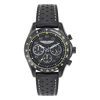 Aston Martin AML Thrill Quartz 42mm Mens Watch Black Dial