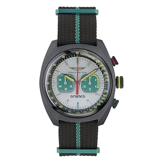 Aston Martin Formula 1 DWF Quartz 43mm Mens Watch White Dial