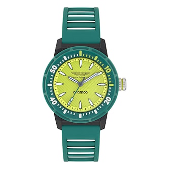 Aston Martin Formula 1 Quartz 40mm Mens Watch Yellow Dial
