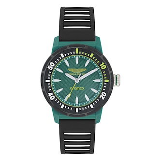 Aston Martin Formula 1 Quartz 40mm Mens Watch Green Dial