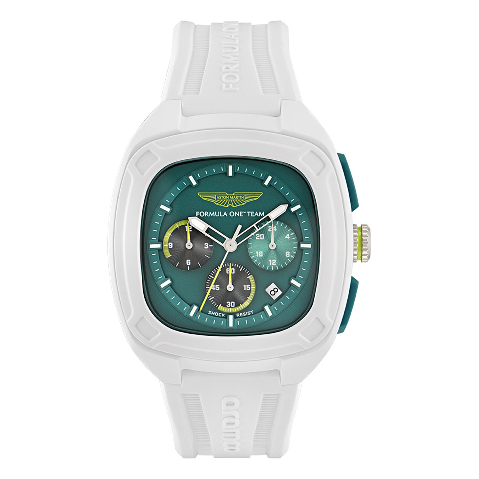 Aston Martin Aramco Formula One ™ Team Quartz 44mm Mens Watch Green Dial