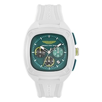 Aston Martin Formula 1 Quartz 44mm Mens Watch Green Dial