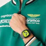 Aston Martin Aramco Formula One ™ Team Quartz 44mm Mens Watch Yellow Dial