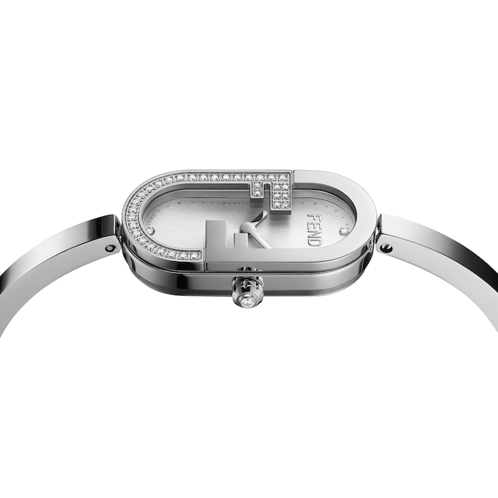 Fendi O'Lock Vertical 14.80mm X 28.30mm - Oval watch with FF logo