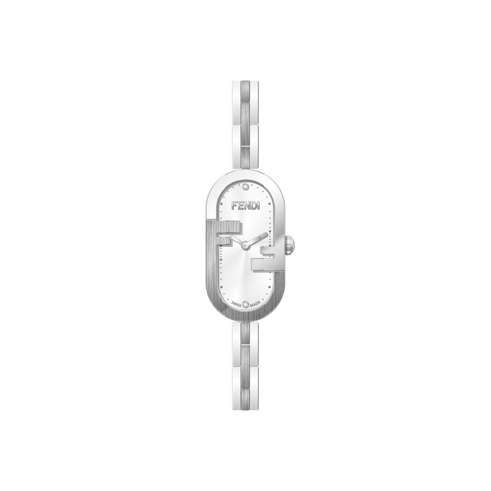 Fendi O'Lock Vertical 14.80mm X 28.30mm with O'Lock logo Watch