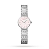 FENDI Forever Fendi 19mm Pink Mother of Pearl Dial Diamond Crown Stainless Steel