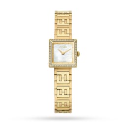 18860077 - Forever Fendi 16mm Mother of Pearl Dial Diamond Bezel