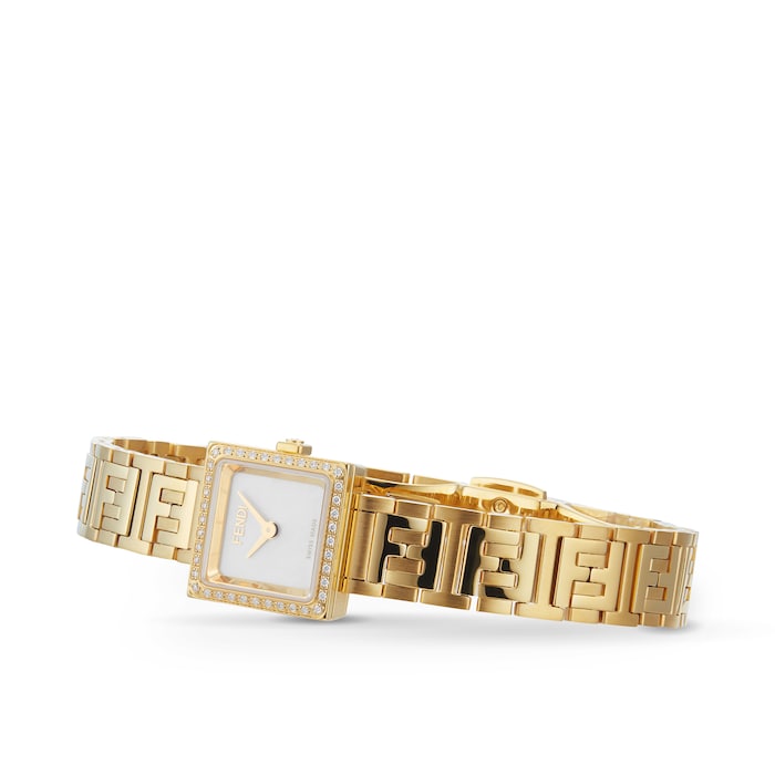 FENDI Forever Fendi 16mm Mother of Pearl Dial Diamond Bezel