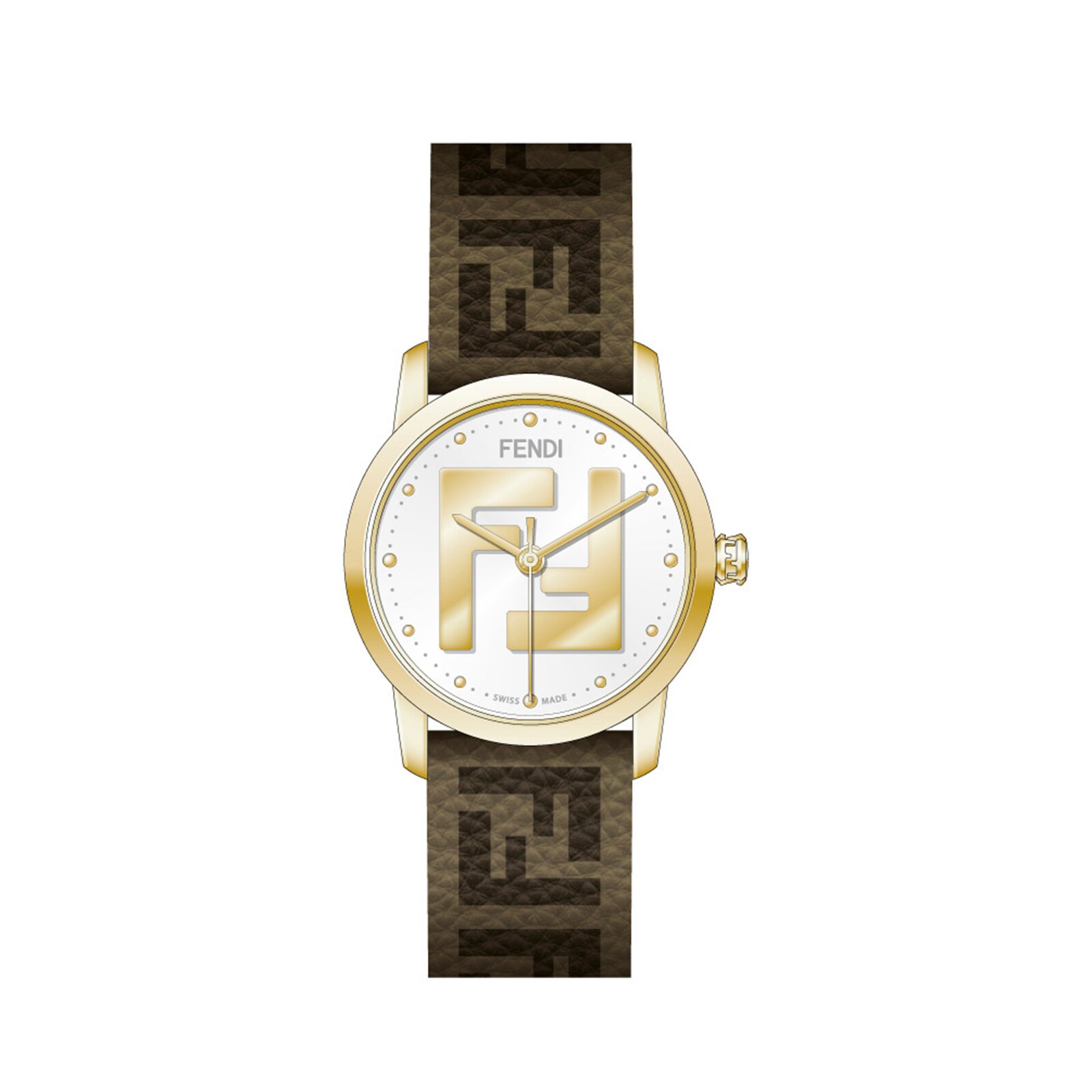 FENDI Forever More 29mm Ladies Watch White FENDI Forever More 29mm Ladies Watch White