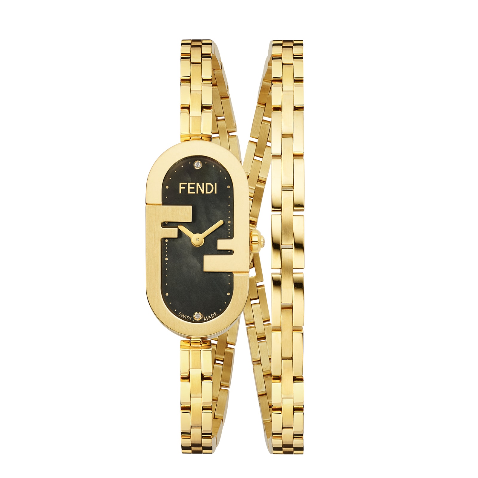 O’Lock Vertical 14.8mm X 28.3mm Oval Watch with FF Logo