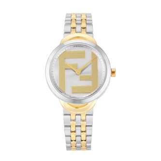 FENDI Forever Fendi Round 30mm Ladies Watch Gold Stainless Steel FENDI Forever Fendi Round 30mm Ladies Watch Gold Stainless Steel