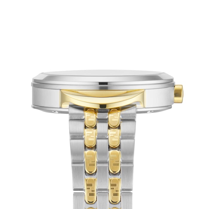 FENDI Forever Fendi Round 30mm Ladies Watch Gold Stainless Steel