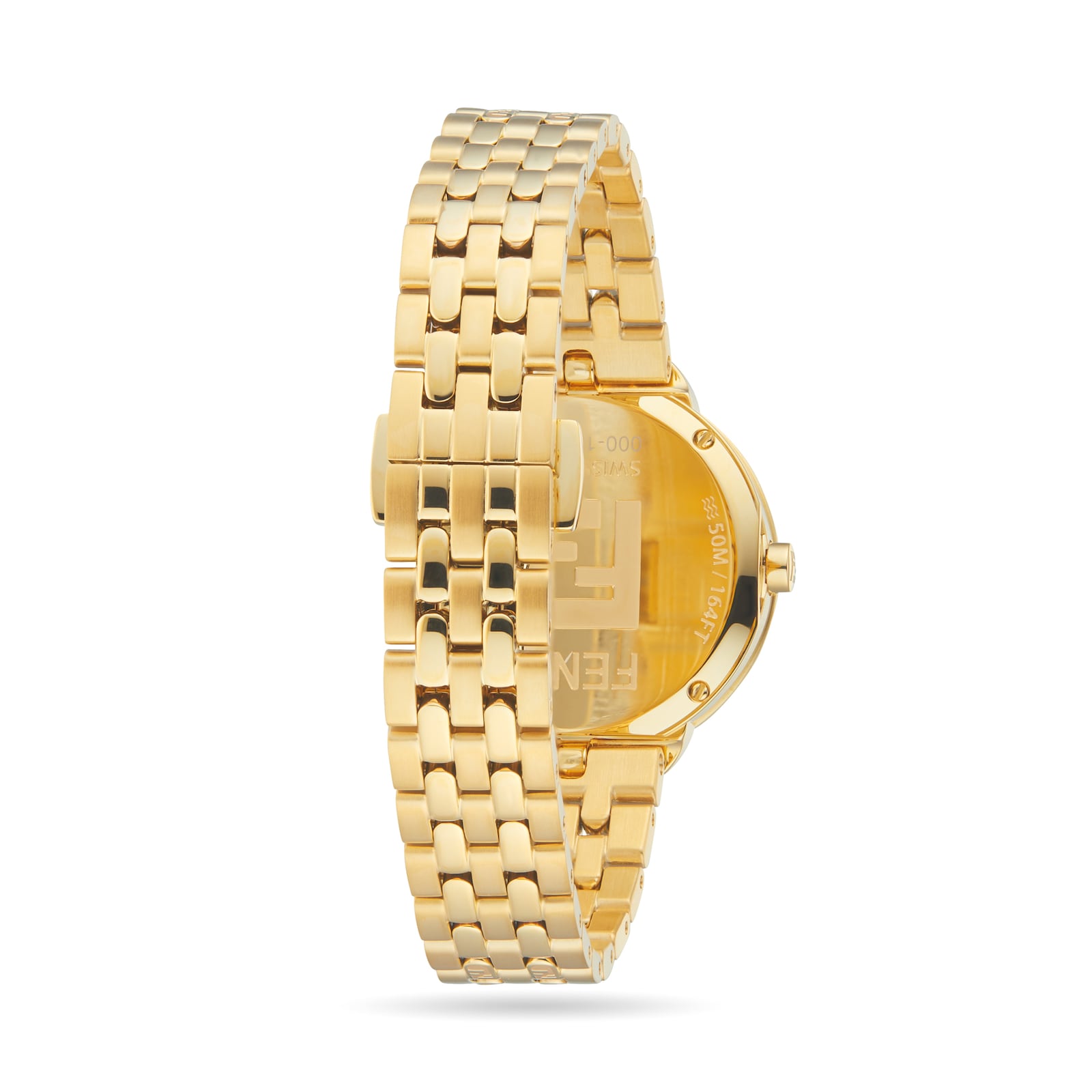 FENDI Forever Fendi Round 30mm Ladies Watch Gold
