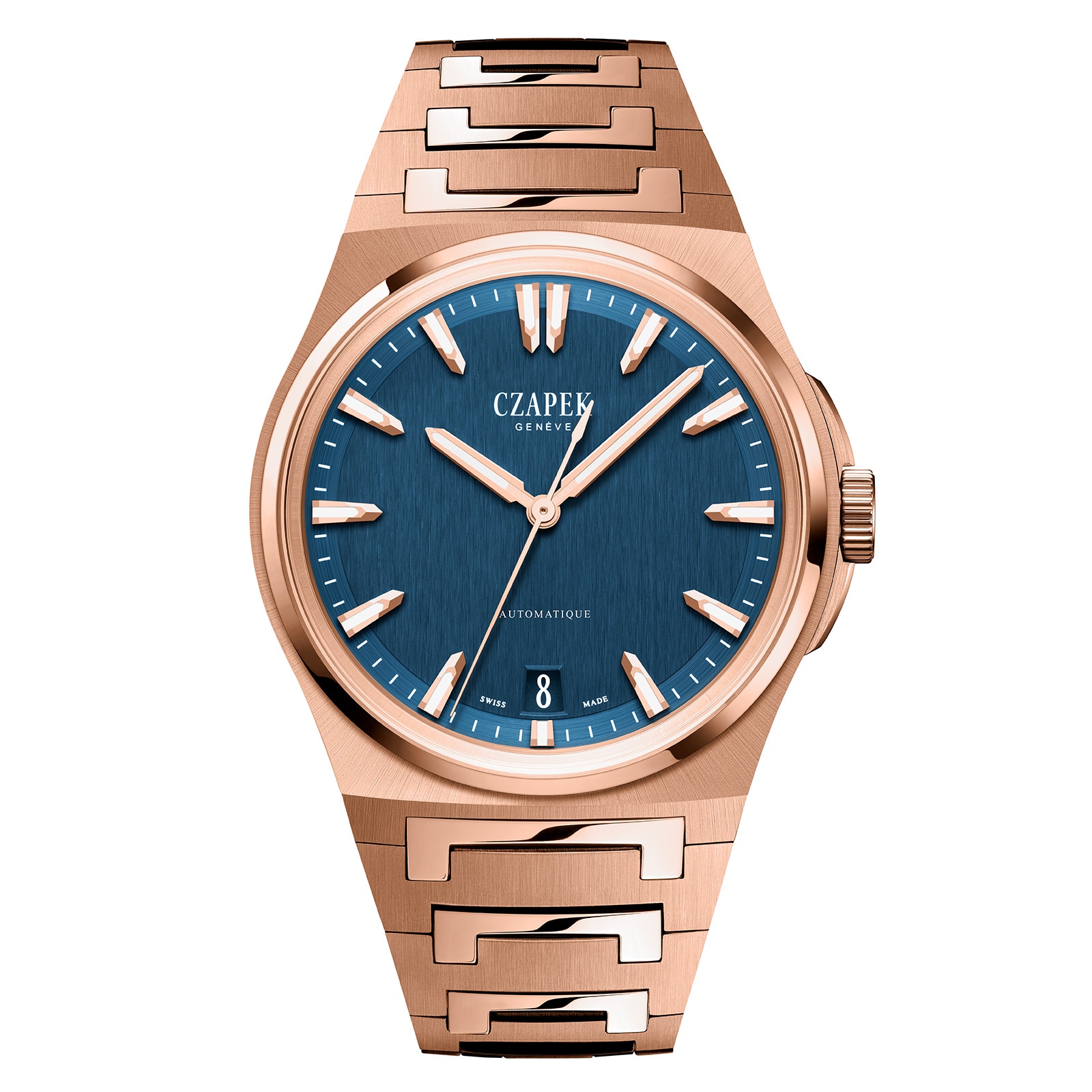 Antarctique Mount Erebus Deep Blue Full Rose Gold 5N Limited Edit