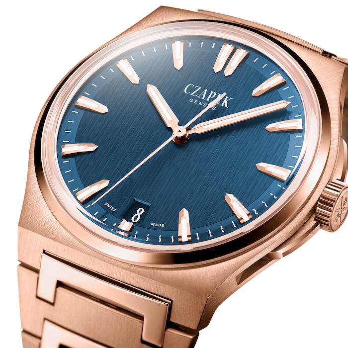 Czapek Antarctique Mount Erebus Deep Blue Full Rose Gold 5N Limited Edition