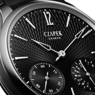 Czapek Quai Des Bergues NO 17 Double Soleil Tuxedo Black Limited Edition Czapek Quai Des Bergues NO 17 Double Soleil Tuxedo Black Limited Edition