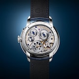 Arnold And Son Perpetual Moon 41.5mm Platinum Limited Edition Mens Watch Celestial Blue