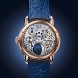 Arnold And Son Luna Magna Red Gold Meteorite 44mm Limited Edition Mens Watch Blue