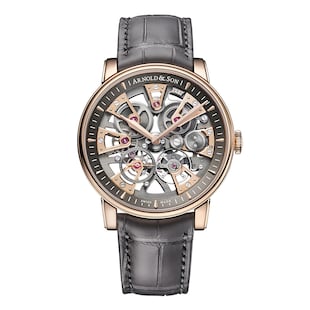 Arnold And Son Nebula 41.5mm Gold Limited Edition Mens Watch Grey