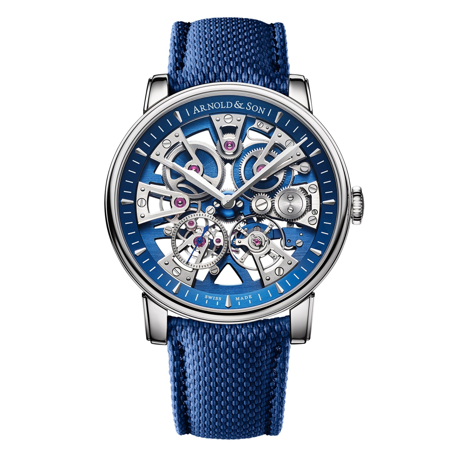 Nebula 41.5mm Steel Mens Watch Blue