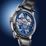 Arnold And Son Nebula 41.5mm Steel  Mens Watch Blue
