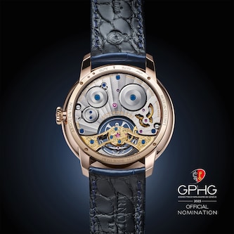 Arnold And Son Ultrathin Tourbillon Gold 41.5mm Limited Edition Mens Watch Silver Opaline