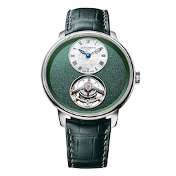 18880016 - Ultrathin Tourbillon Platinum 41.5mm Limited Edition Mens Watch Green