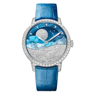 Arnold And Son Perpetual Moon 38mm Limited Edition Mens Watch Blue