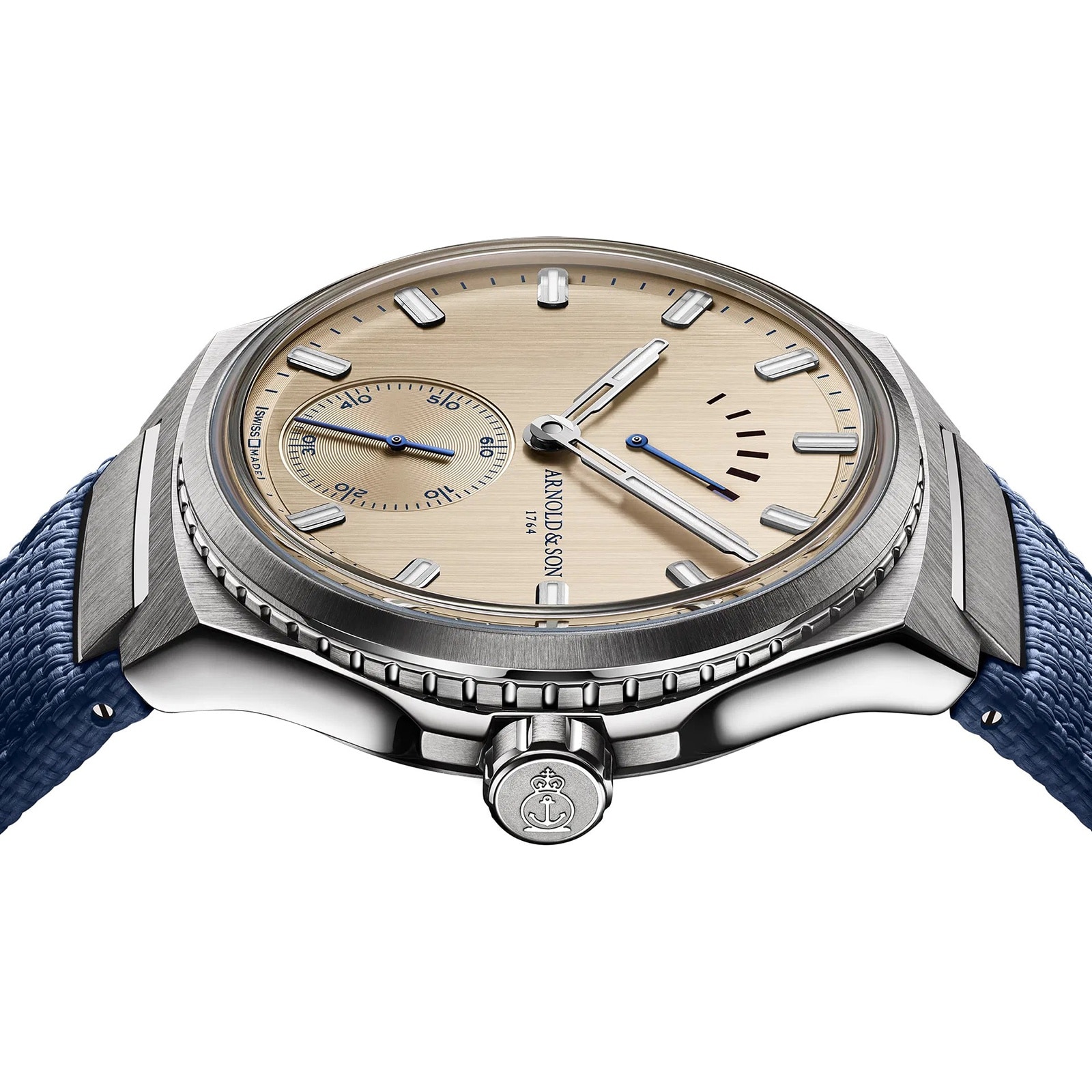 Arnold And Son Chronometry Longitude Titanium 42.5mm Watch Gold