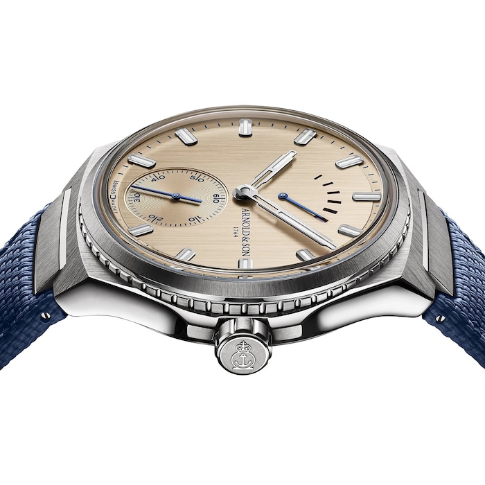 Arnold And Son Chronometry Longitude Titanium 42.5mm Watch Gold