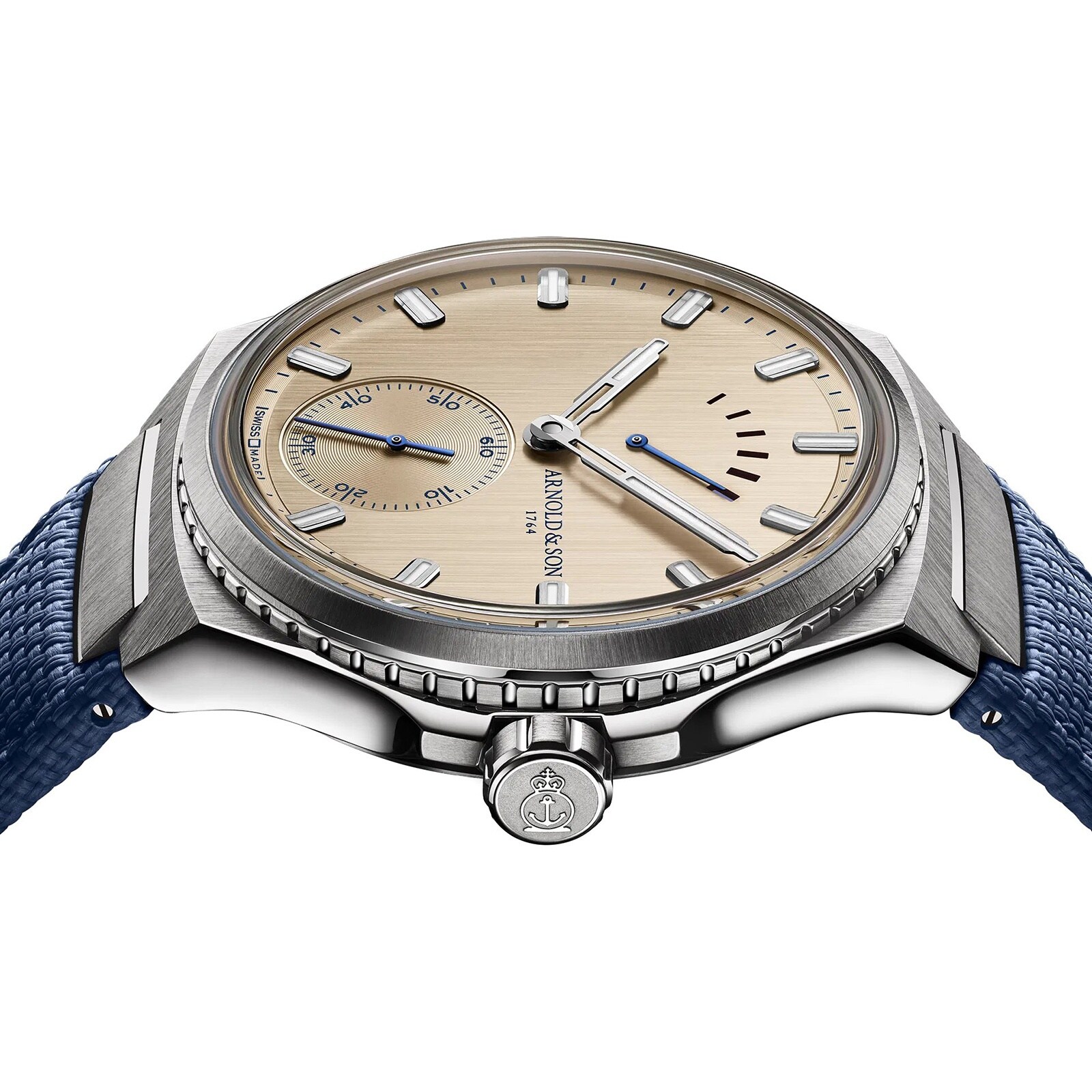 Arnold And Son Chronometry Longitude Titanium 42.5mm Watch Gold