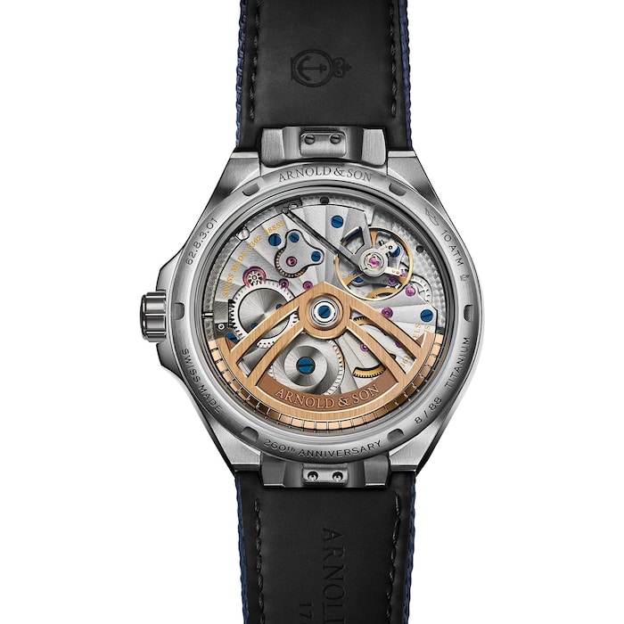 Arnold And Son Chronometry Longitude Titanium 42.5mm Watch Gold