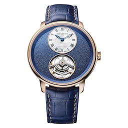 18880037 - Chronometry Ultrathin Tourbillon Red Gold 41.5mm Mens Watch Blue