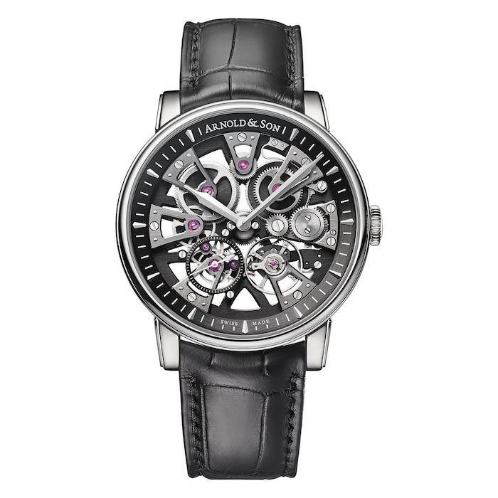 Arnold And Son Chronometry Nebula 41.5mm Steel Mens Watch