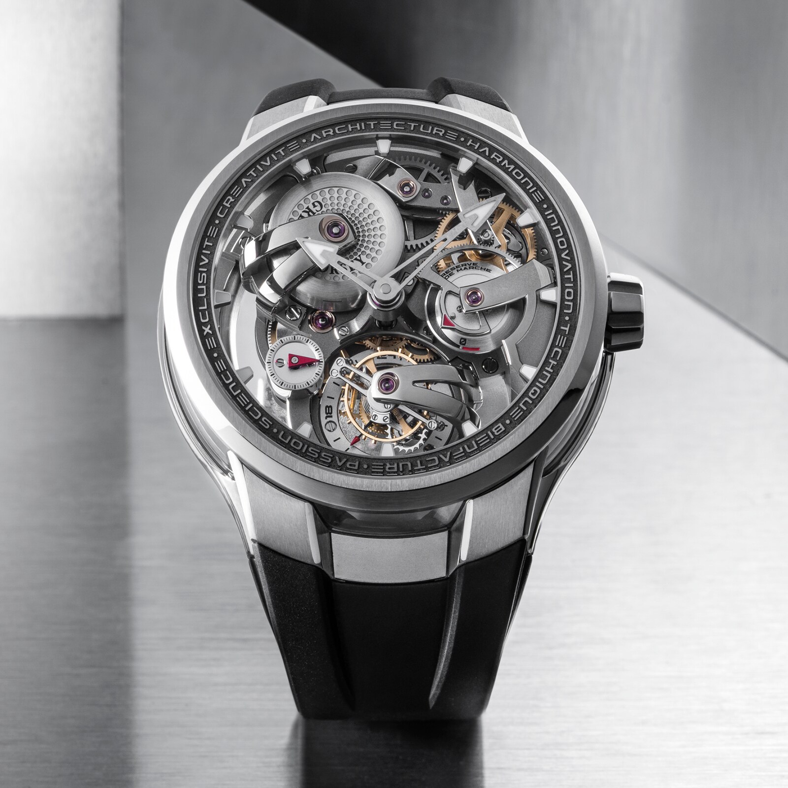 Greubel Forsey Tourbillon 24 Secondes Architecture 47mm Mens Watch Grey