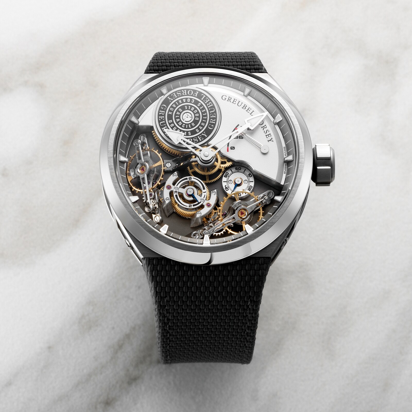 Greubel Forsey Double Balancier Convexe 42.5mm Limited Edition Mens Watch Grey