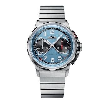 Angelus Chronodate Titanium 42.5mm Mens Watch Storm Blue Angelus Chronodate Titanium 42.5mm Mens Watch Storm Blue
