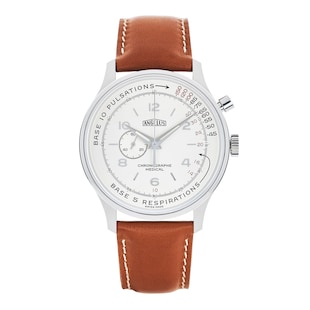 Angelus Chronographe Medical X Massena Lab Limited Edition Mens Watch White