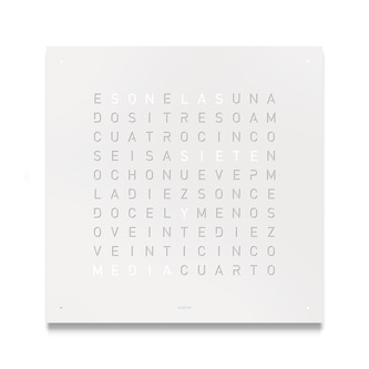 QLOCKTWO EARTH 45 Classic Cover White QLOCKTWO EARTH 45 Classic Cover White